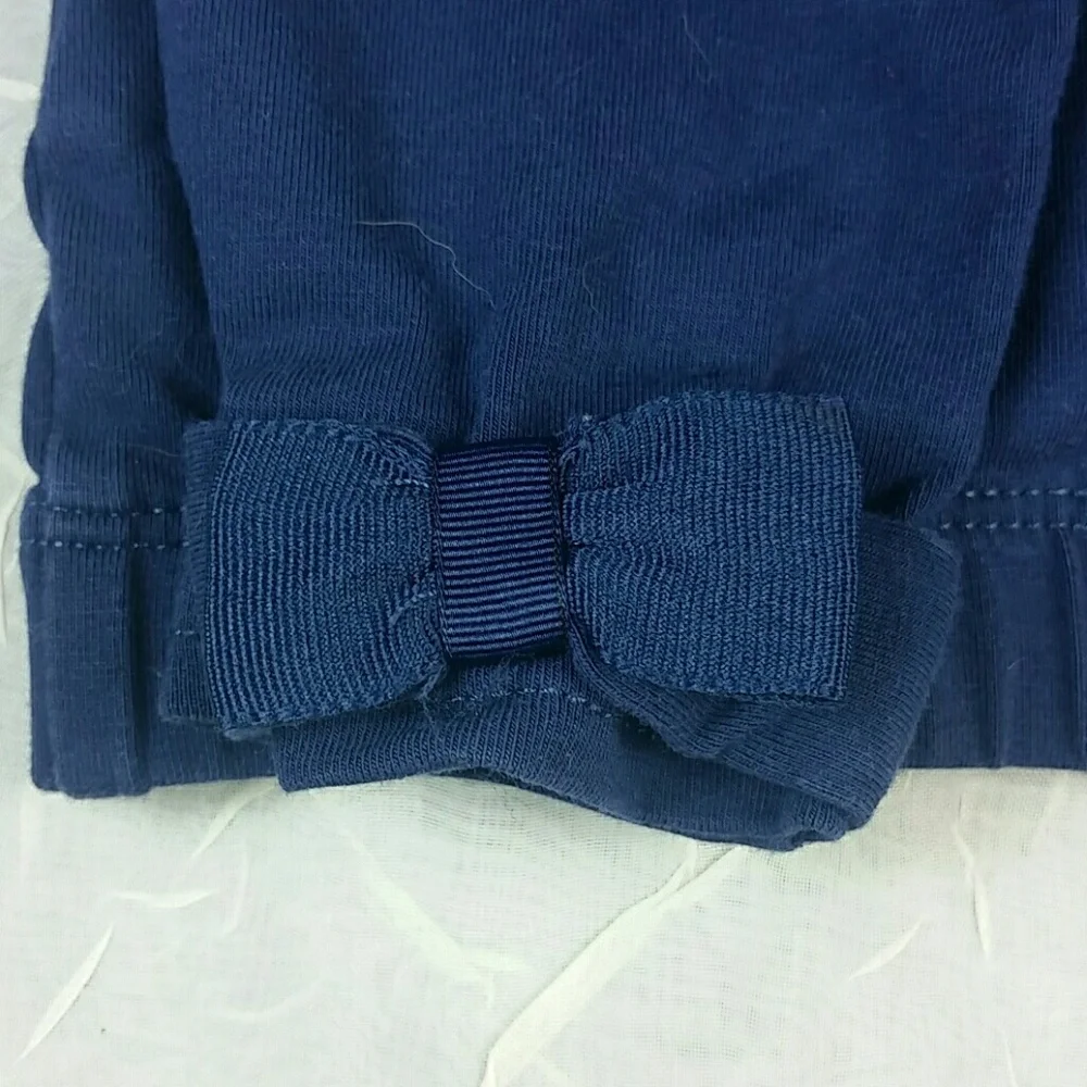 Ralph Lauren leggings bow blue 24 month